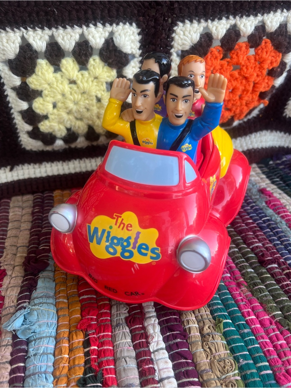 Vintage 2003 The Wiggles Big Red Car Musical Toy Tested & Working Spin Master